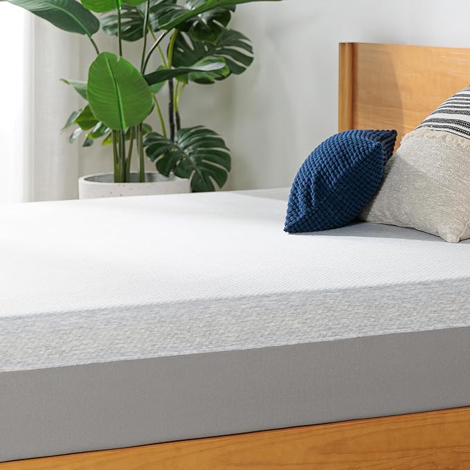 ZINUS 10 Inch Ultima Memory Foam Mattress [New Version], Full, Fiberglass Free, Medium Firm Feel, Breathable Airflow Memory Foam, Certified Safe Foams & Fabric, Mattress in A Box