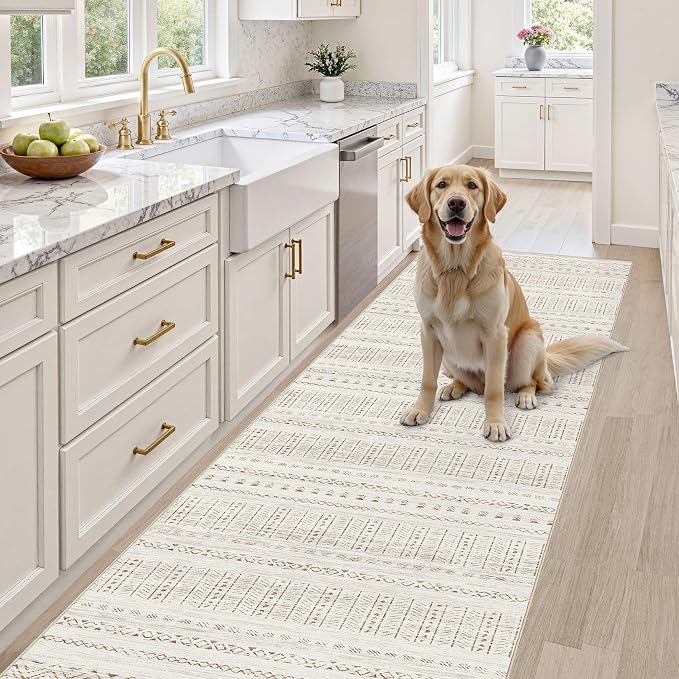 cotiled Hallway 2.6x8 Runner Rugs Washable Boho Moroccan Soft Rug | Solve - Image 5