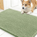 OLANLY Dog Door Mat for Muddy Paws 24x16, Super Absorbent Chenille Mud Mat | by OLANLY