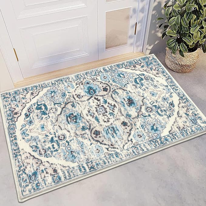 HEBE Indoor Door Mat 2'x3', Washable Welcome Mat by HEBE