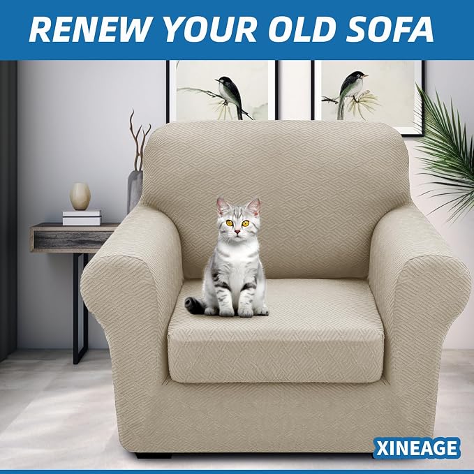XINEAGE 2026 New 2 Pieces Chair Covers - Image 4