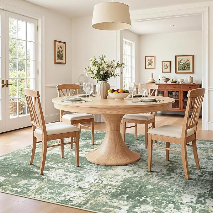 RELEANY Washable 5'x7' Abstract Area Rug - Image 3