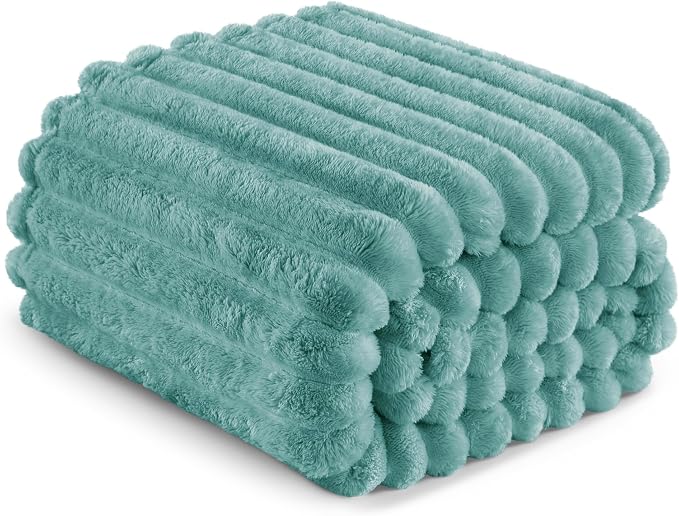 Exclusivo Mezcla Striped Queen Size Fleece Blanket - Image 8