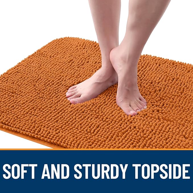 OLANLY Dog Door Mat for Muddy Paws 36x24, Super Absorbent Chenille Mud Mat | - Image 4