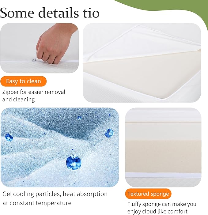 BestMassage | 12 Inch King Mattress | Gel Memory Foam | Medium Firm Feel | White | Bed in a Box, CertiPUR-US Certified | Pressure Relief, Cooling Ventilated Foam | Breathable Knit Cover