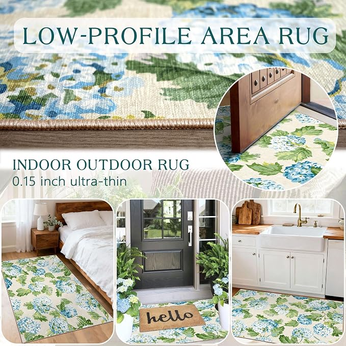 Floral Outdoor Rug - Image 5