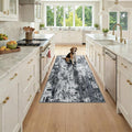 RELEANY Washable Runner 3'x6' Abstract Area Rug by RELEANY