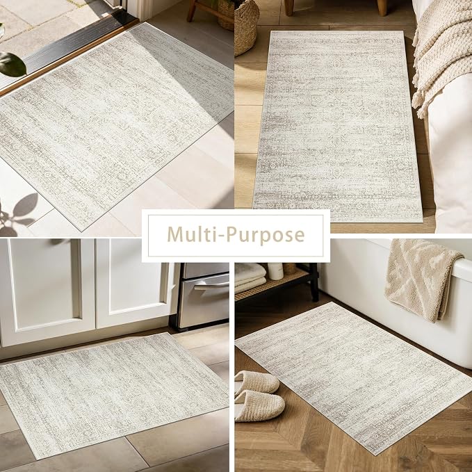 Small Washable Rugs 2x3 Entryway Area Rugs - Image 5