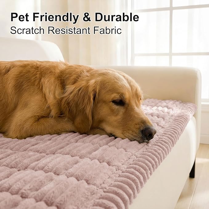 Smiry Couch Cover for Dogs, Non Slip Washable Sofa Protector for Pets | Soft - Image 4
