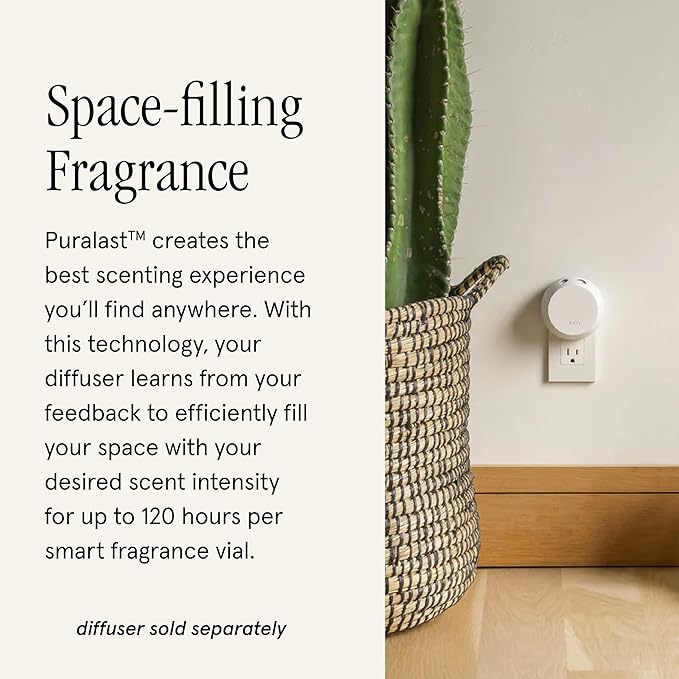 Pura & K. Hall Designs Home Scent Refill - Smart Home Air Diffuser - up to 120-Hours of Premium Fragrance per Refill - Household Essential - Clean & Safe Diffuser Fragrance - 2 Pack, Milk