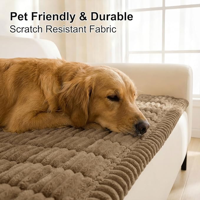Smiry Couch Cover for Dogs, Non Slip Washable Sofa Protector for Pets | Soft - Image 4