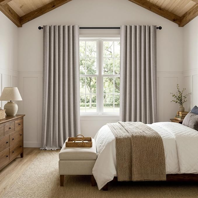 MIULEE 100% Blackout Linen Curtains - Image 8