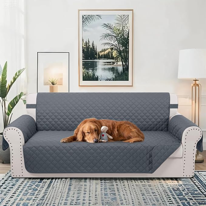 Reversible Oversized Sofa Covers, XL Sofa, Dark Blue/Dark Blue - Image 6