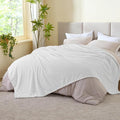 BEDELITE White Queen Blanket for Bed, Soft Cozy Gifts for Women, 90 * 90 | 3D by BEDELITE