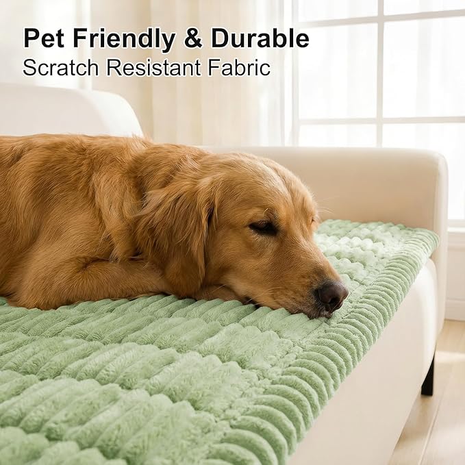 Smiry Couch Cover for Dogs, Non Slip Washable Sofa Protector for Pets | Soft - Image 3