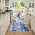RELEANY Washable Runner 2'6"x8' Abstract Area Rug by RELEANY