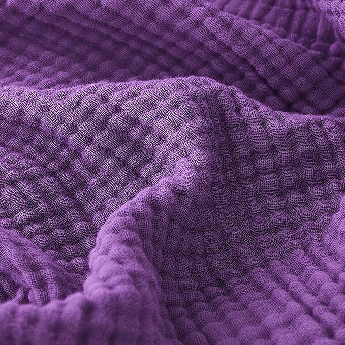 EMME Muslin Blankets for Adults Throw Blanket for Couch Breathable Gauze Soft by EMME