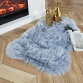 Ashler Acrylic and Polyester Fluffy Shaggy Area Rug Ultra Soft 2x3Ft Sheepskin by AshlerHomeDeco