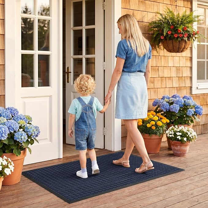 Front Door Mat Outside Entrance, Heavy Duty Waterproof Doormat | 29.5"x17" - Image 9