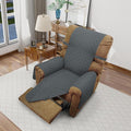 Reversible Chair Covers for Recliner Oversized, Dark Blue | Recliner Oversized by LuxshareHome