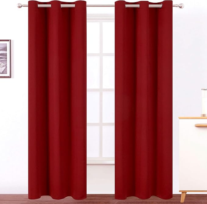 Blackout Curtains 42 x 84 Inch by Lemomo