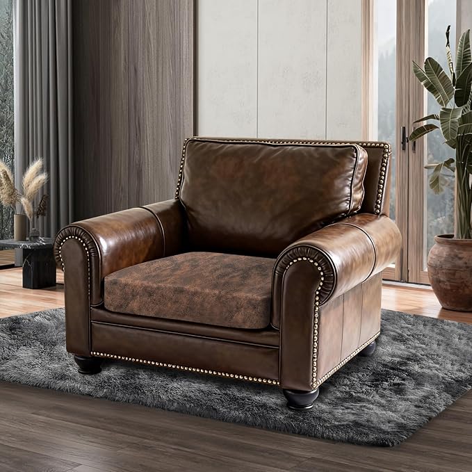 ANARACHON Leather Look Couch Cushion Covers Sofa Seat Slipcovers Sets Couches - Image 8