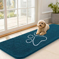 OLANLY Dog Door Mat for Muddy Paws 59x20, Paw Print Design Chenille Mud Mat | by OLANLY