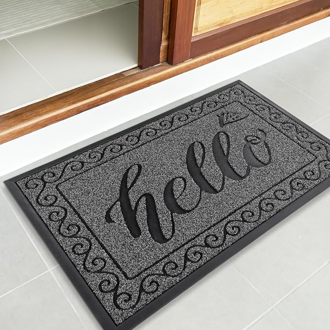 Yimobra Welcome Mats for Front Door 36x24, Heavy Duty Waterproof Outdoor Door - Image 7