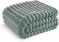 Bedsure GentleSoft Twin Blanket for Couch - Cozy Soft Blankets for Women, Cute Small Fleece Throws for Girls, Sage Green, 60x80 Inches
