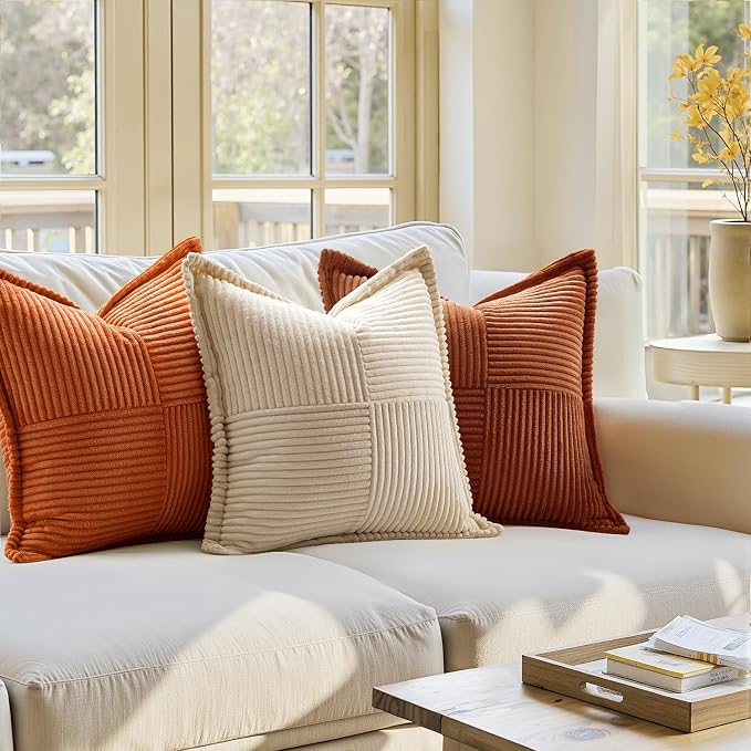 MIULEE Fall Rust Decorative Throw Pillow Covers - Image 7