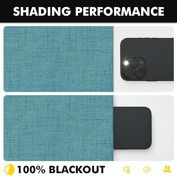 MIULEE 100% Blackout Linen Curtains - Image 7