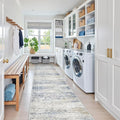 2x10 Runner Rug Non Slip, Washable Hallway Runner Rug, Laundry Room, Soft by Restydon