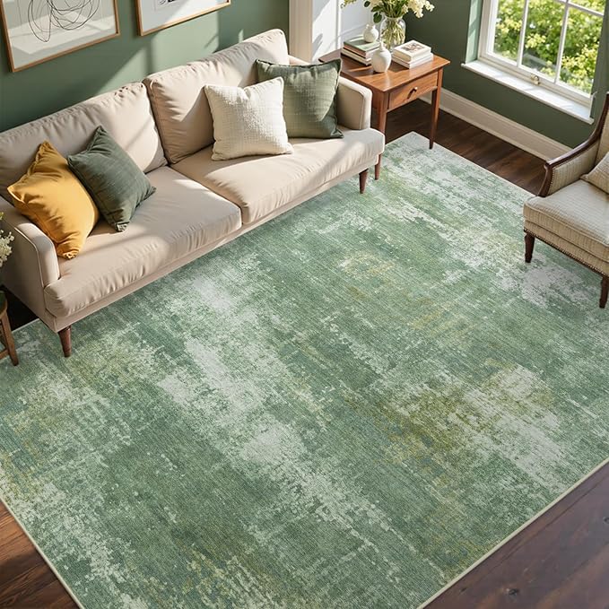 6x9 Ft Large Area Rugs for Living Room, Soft Non-Slip Washable Rugs Modern by Cuzwlovita
