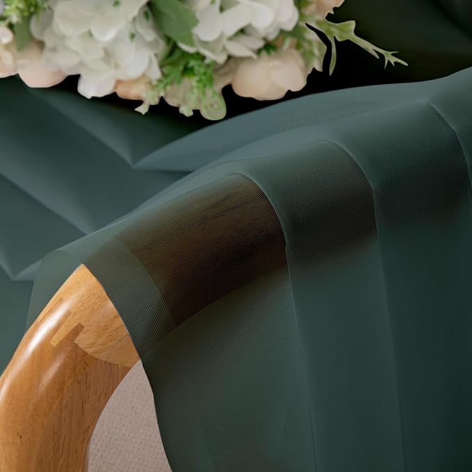 Green Sheer Curtains 78 Inches Long - Image 8
