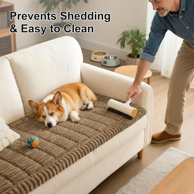 Smiry Couch Cover for Dogs, Non Slip Washable Sofa Protector for Pets | Soft - Image 7