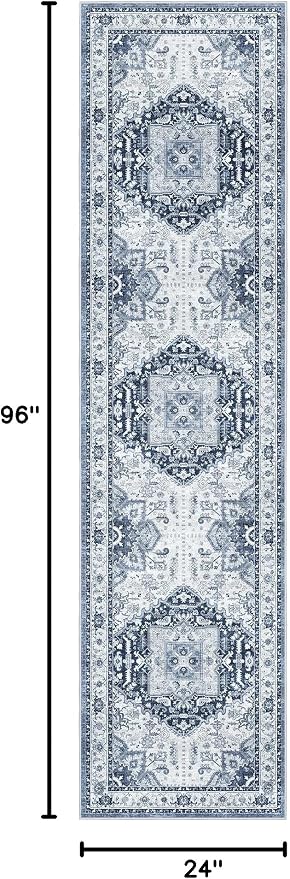 Madane Hallway Runner Rug 2x8 Washable Kitchen Rugs Non-Slip, Soft Ultra-Thin - Image 2