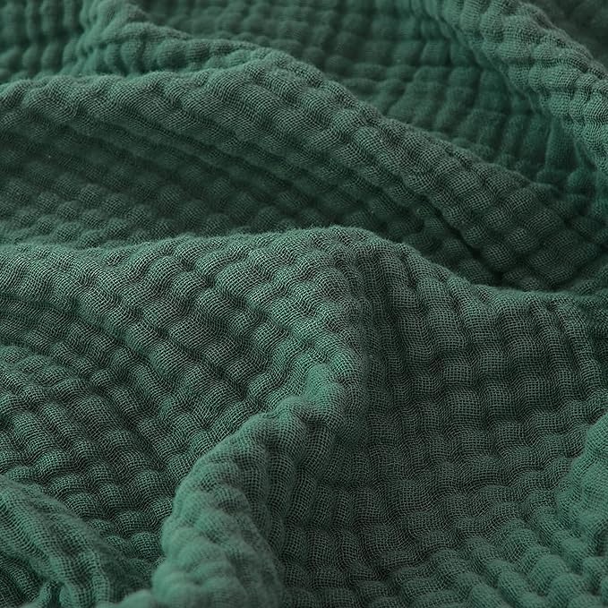 EMME Muslin Blankets for Adults Throw Blanket for Couch Breathable Gauze Soft by EMME