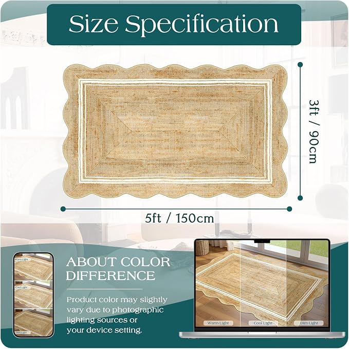 3x5 Entryway Rug - Image 8