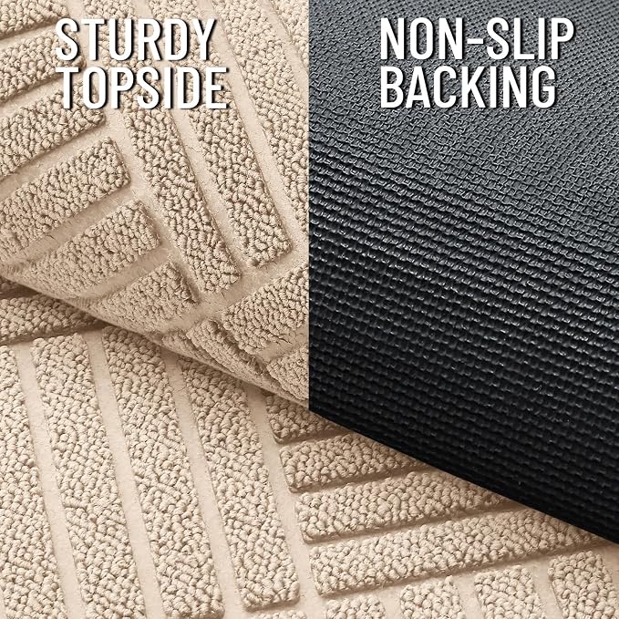 OLANLY Front Door Mat Outside Entrance 47x23, Waterproof Heavy-Duty Doormat | - Image 4