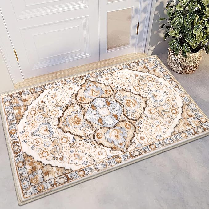 HEBE Indoor Door Mat 2'x3', Washable Welcome Mat by HEBE