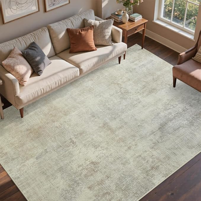 5x7 Ft Area Rugs for Living Room, Soft Non-Slip Washable Rugs Modern Abstract by Cuzwlovita