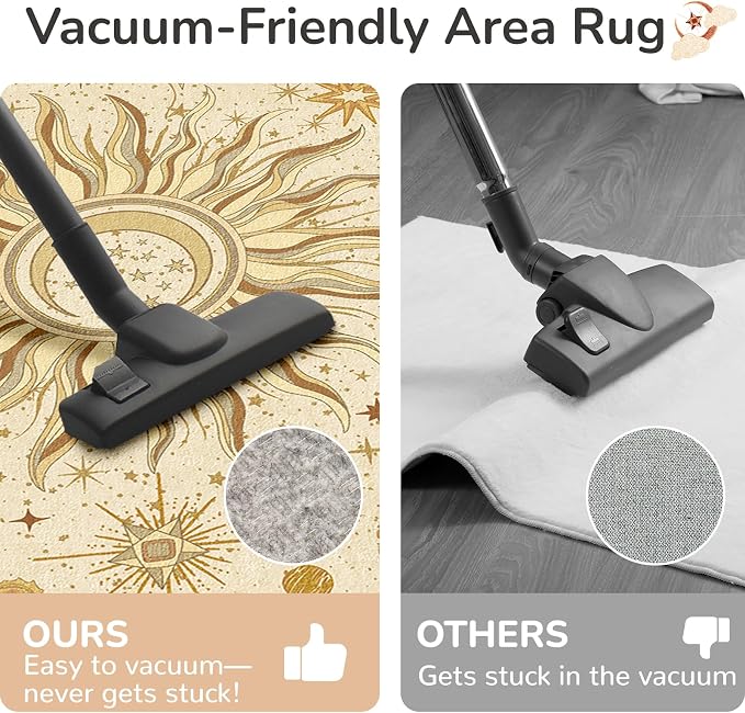 Vacuum-Friendly, 2x10 Washable Area Rug - Image 4