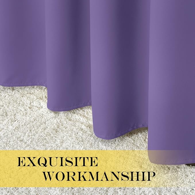 NICETOWN Room Darkening Short Curtain 54 inches Long - Image 4