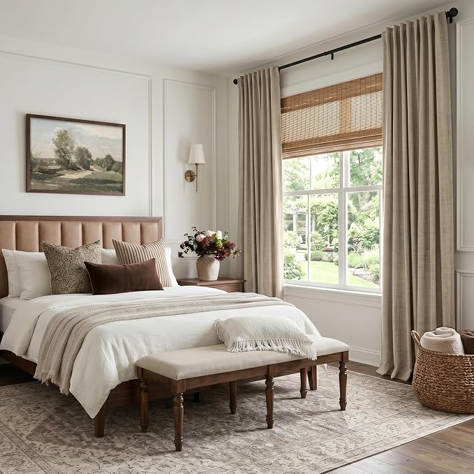 INOVADAY 100% Blackout Linen Curtains - Image 6