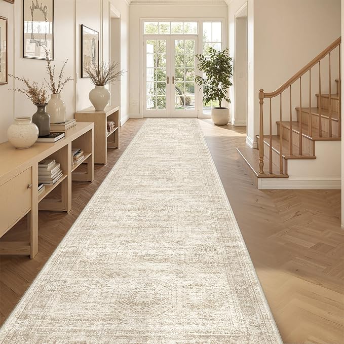 3x18 Runner Rug Non Slip, Washable Hallway Runner Rug, Living Room, Dining Room - Image 4