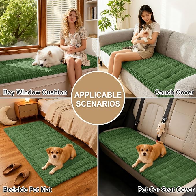 Couch Cover for Dogs, Washable Non Slip Plush Flannel Sofa Protector | Thick - Image 4