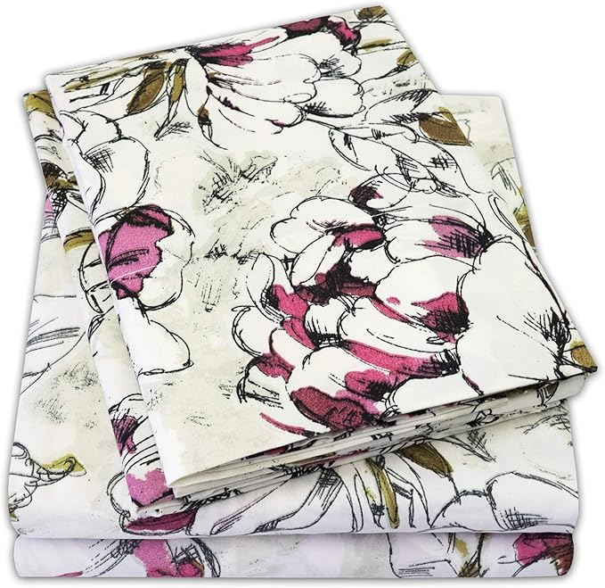 Queen Size Bed Sheets - Breathable Luxury Sheets with Full Elastic & Secure Corner Straps Built In - 1800 Supreme Collection Extra Soft Deep Pocket Bedding Set, Sheet Set, Queen, Dolce
