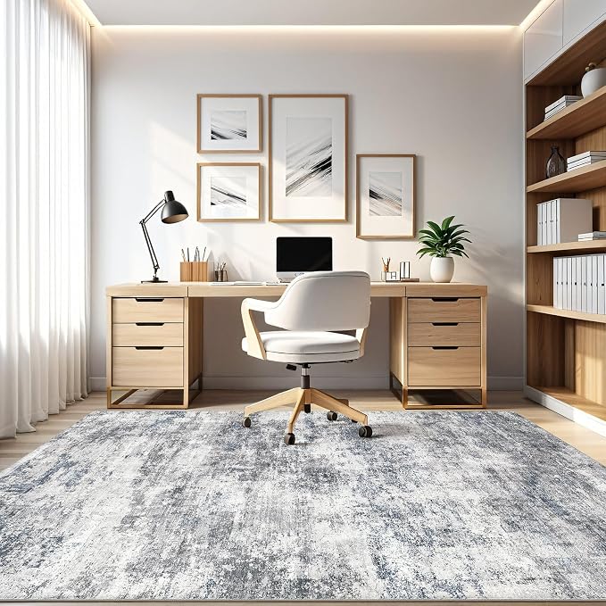 LOONGRUG 10x14 Area Rugs Washable Large Neutral Modern Living Room Rug | - Image 8