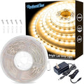 RadiantFlux 4000K 16.4Ft Led Strip Lights, Natural Light Strips Lights Indoor Use, Dimmable,Flexible, Super Bright LED Tape Lights for Living Room, Kitchen, Vanity Mirro