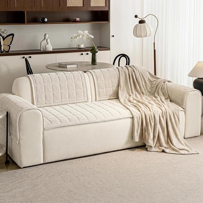 Couch Covers for Dogs Washable, Non Slip Couch Covers for Loveseat Sofa Pet - Image 2